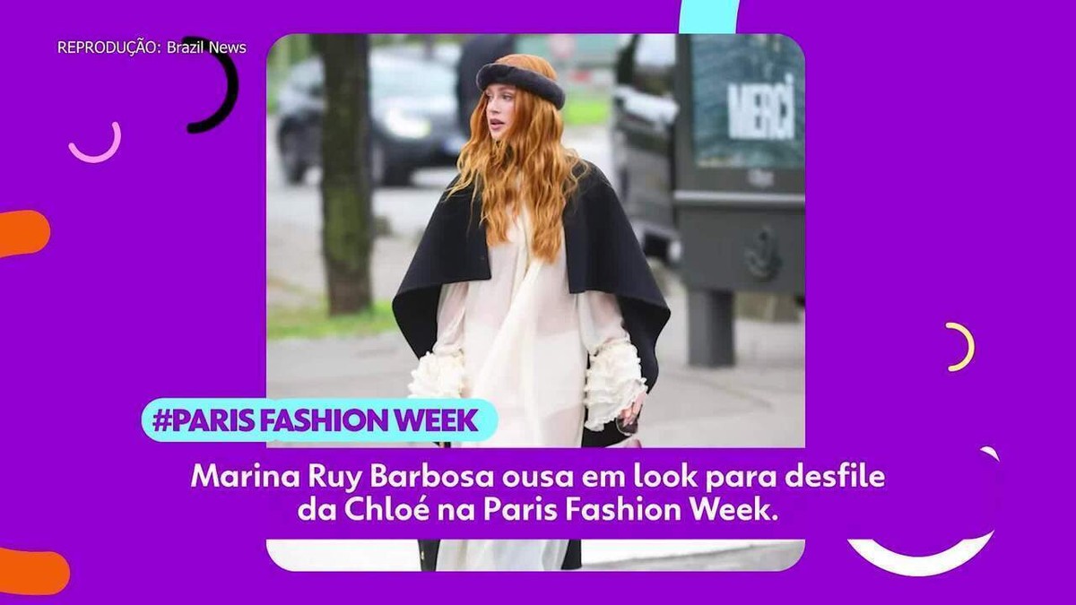 Marina Ruy Barbosa Arrasa Vestido Preto Sexy Em Paris