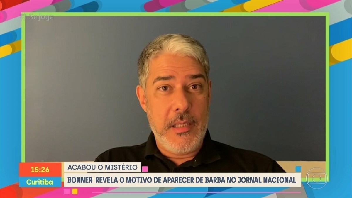 William Bonner Fala Sobre Novo Visual No Se Joga Foi Um Barulho Bom