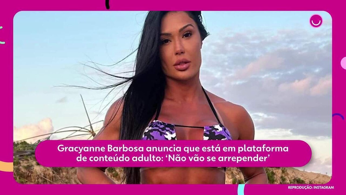 Gracyanne Barbosa anuncia que está em plataforma de conteúdo adulto