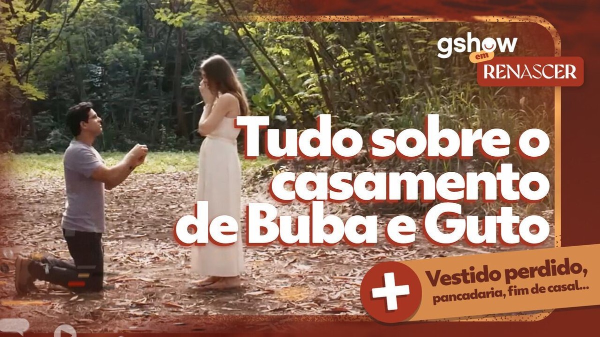 Gshow Em Renascer Buba E Jos Augusto Se Casam Em Cerim Nia Cheia De