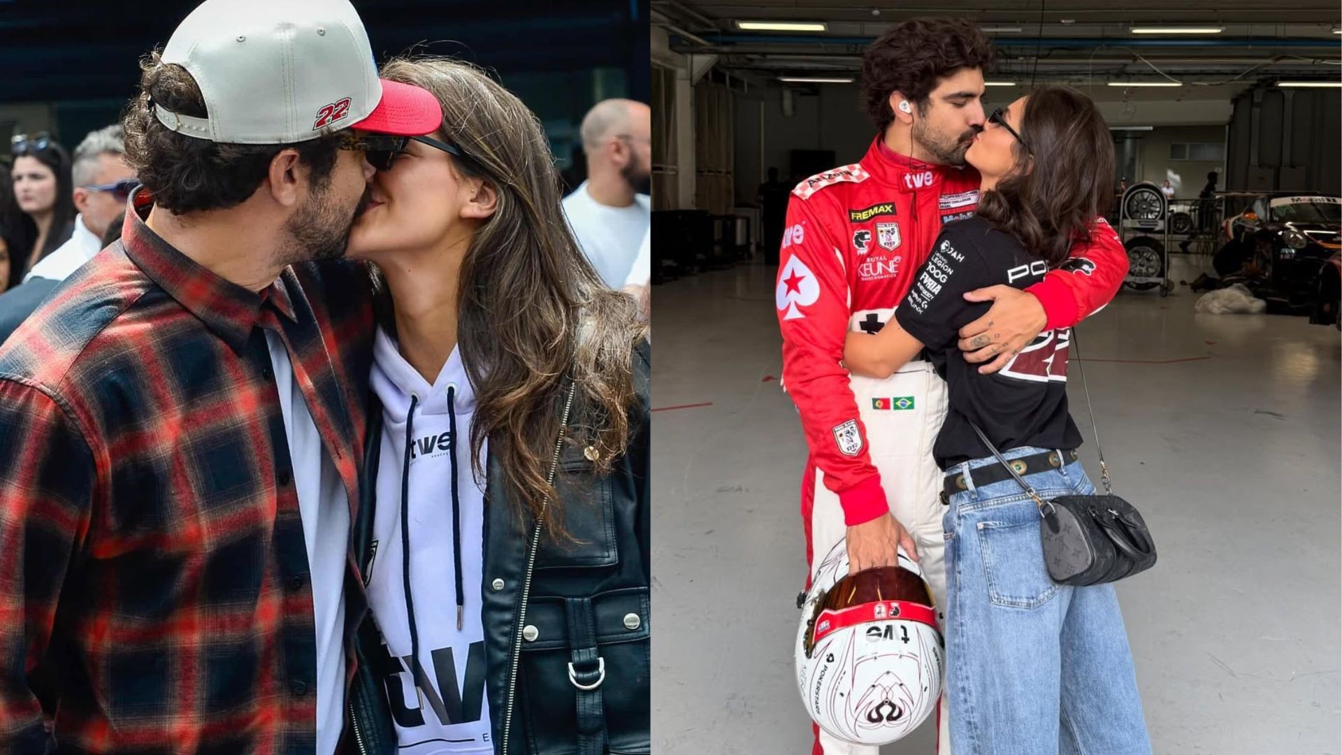 Namorada de Caio Castro abre álbum em Interlagos com o ator: 'Muita diversão e emoção'