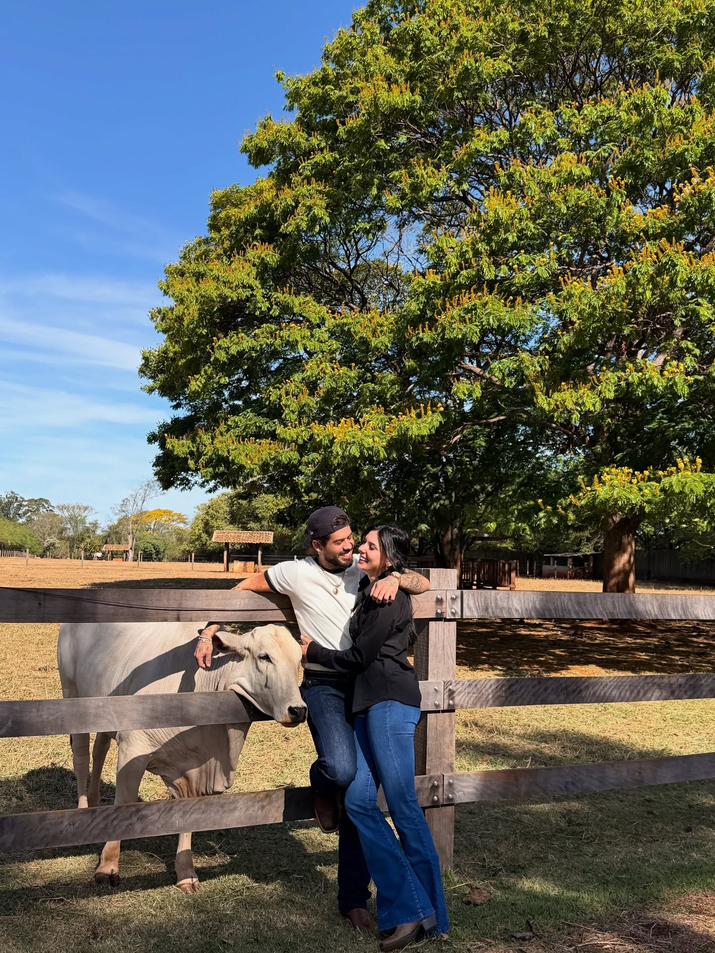 Ana Castela e Zé Felipe posam agarradinhos; João Guilherme curte e fãs shippam