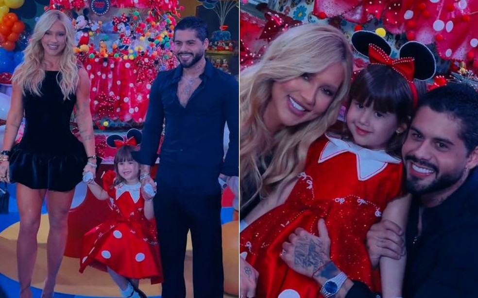 Virginia Fonseca, Zé Felipe e Maria Alice — Foto: Reprodução Instagram
