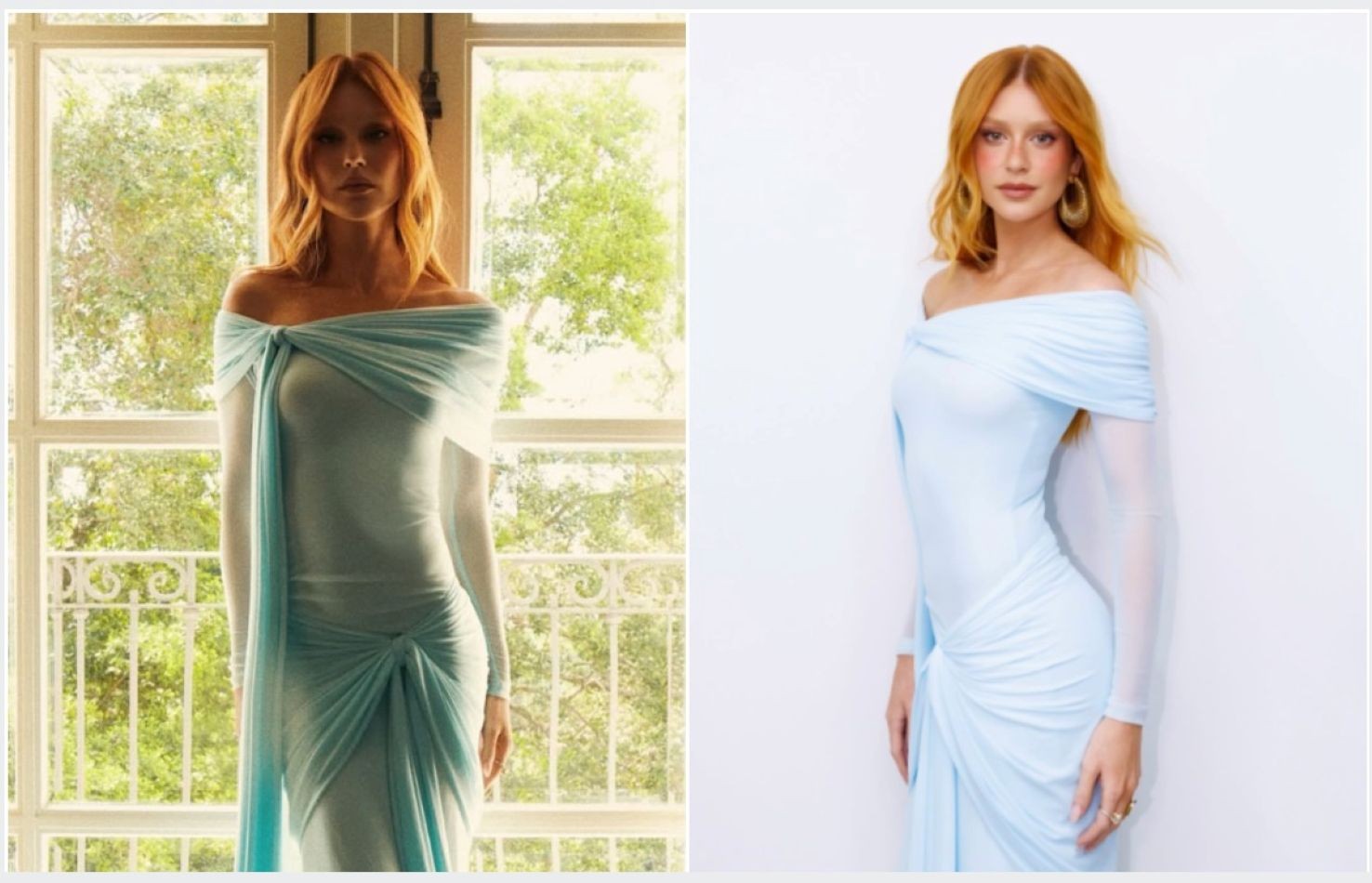 Marina Ruy Barbosa aposta em look colado ao corpo e recebe elogios dos fãs