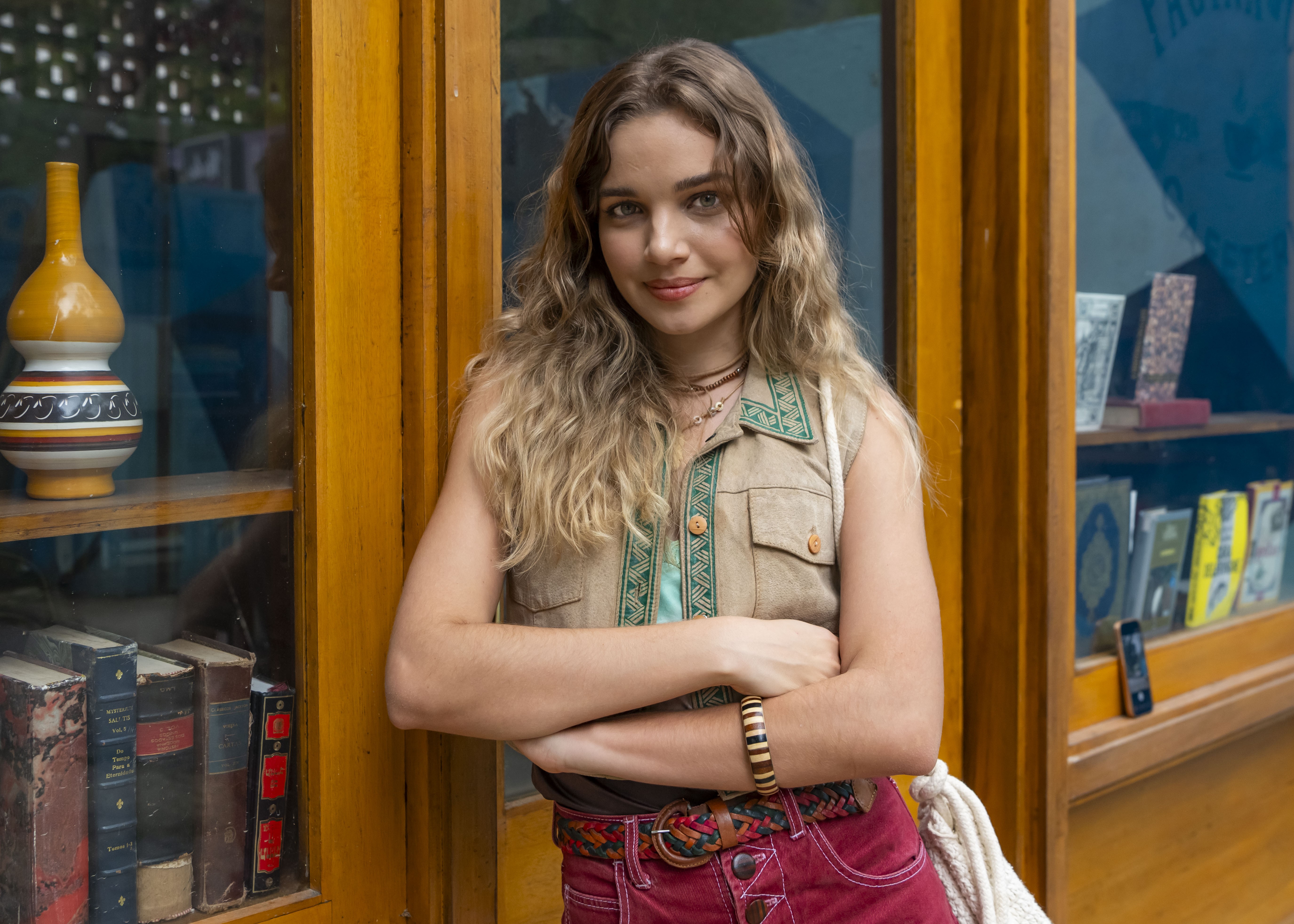 Domithila Cattete como Lia dos Anjos na novela Por Você