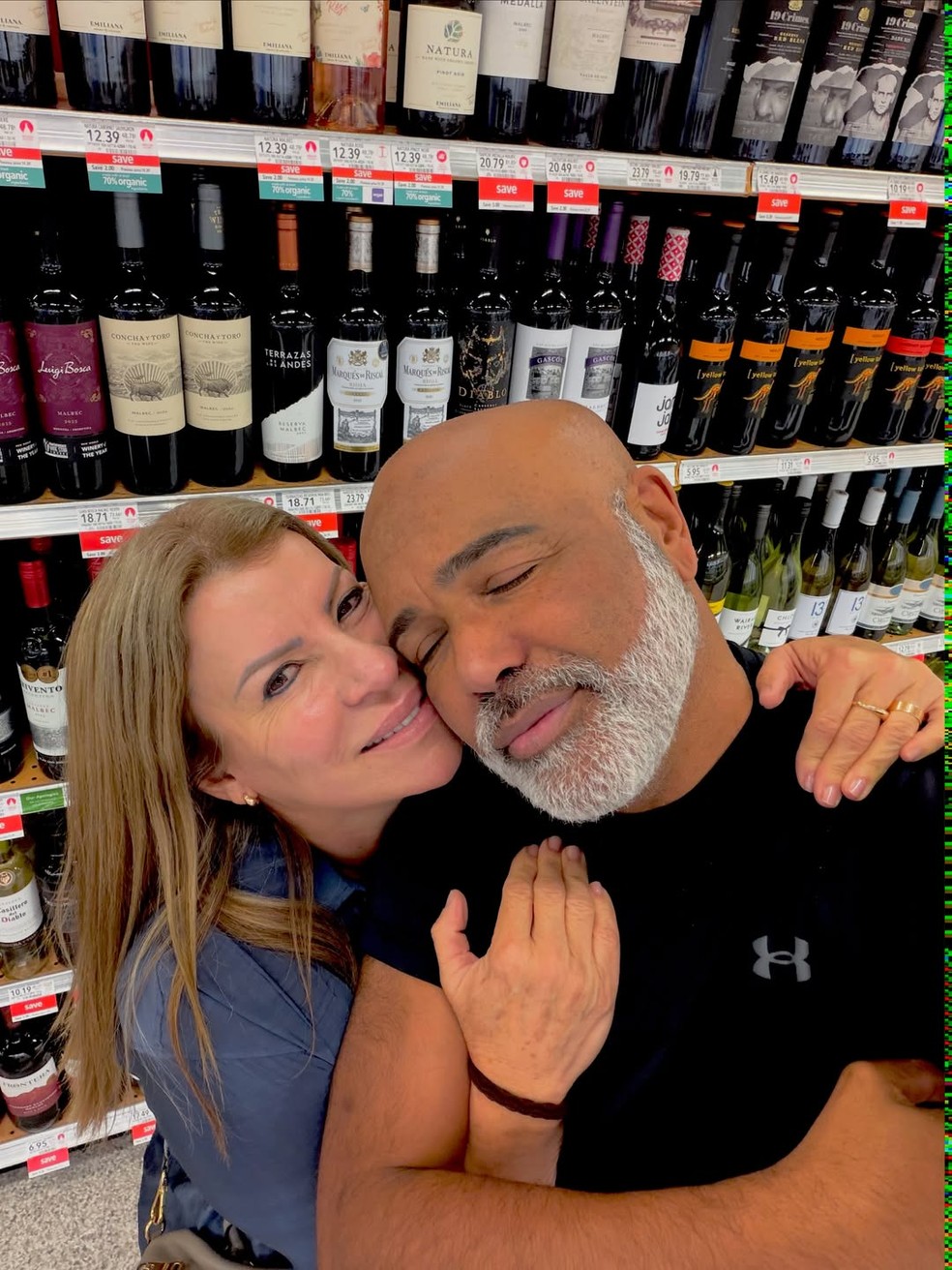Rick e a esposa, Geralda Helena — Foto: Reprodução/Instagram