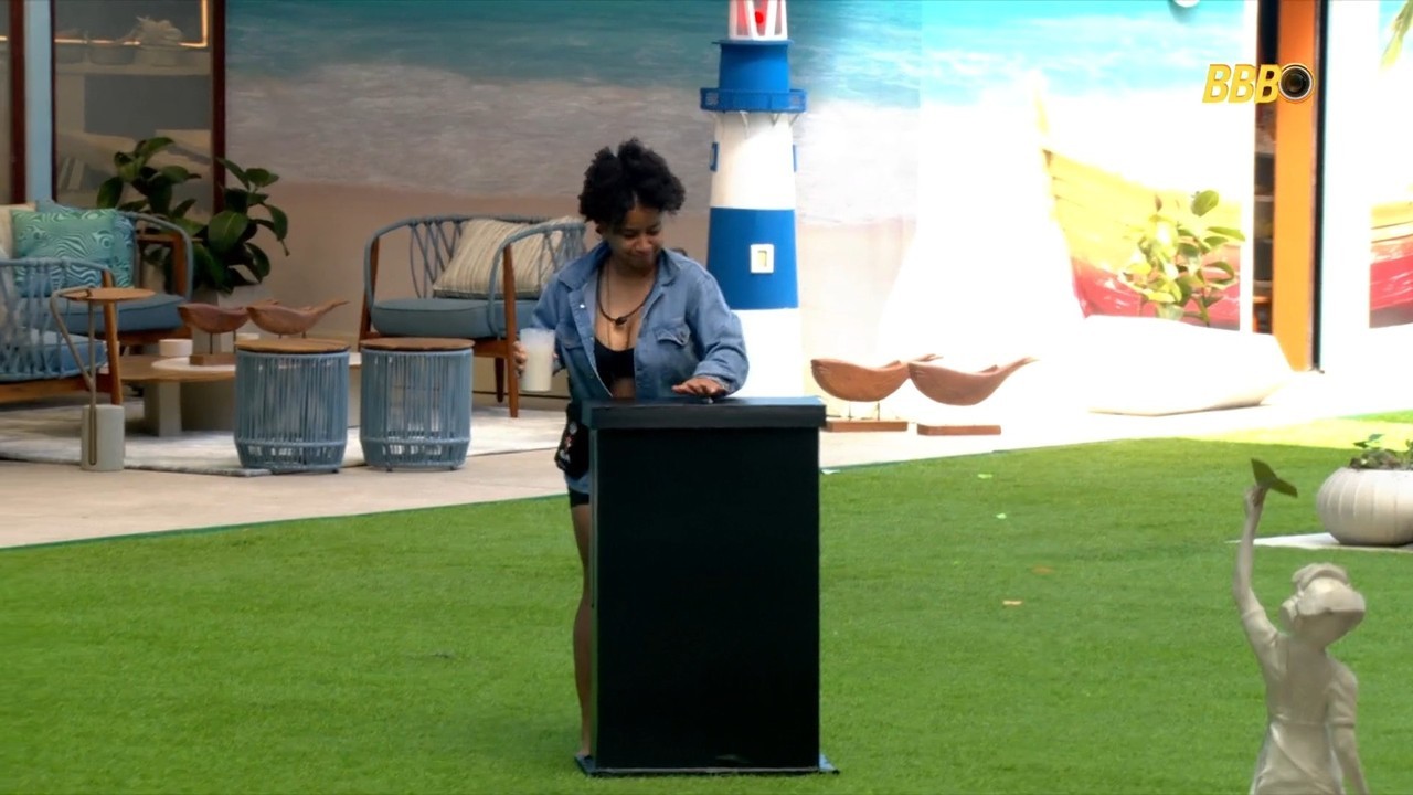 Milena aperta Botão Misterioso no BBB 26 e terá que decidir quem vai dar o Contragolpe
