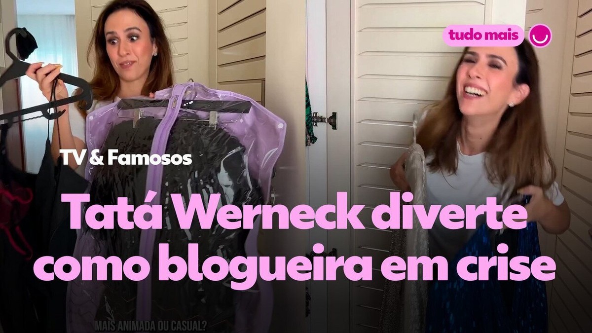 Tatá Werneck encena rotina de blogueira em crise existencial e diverte  seguidores, TV & Famosos