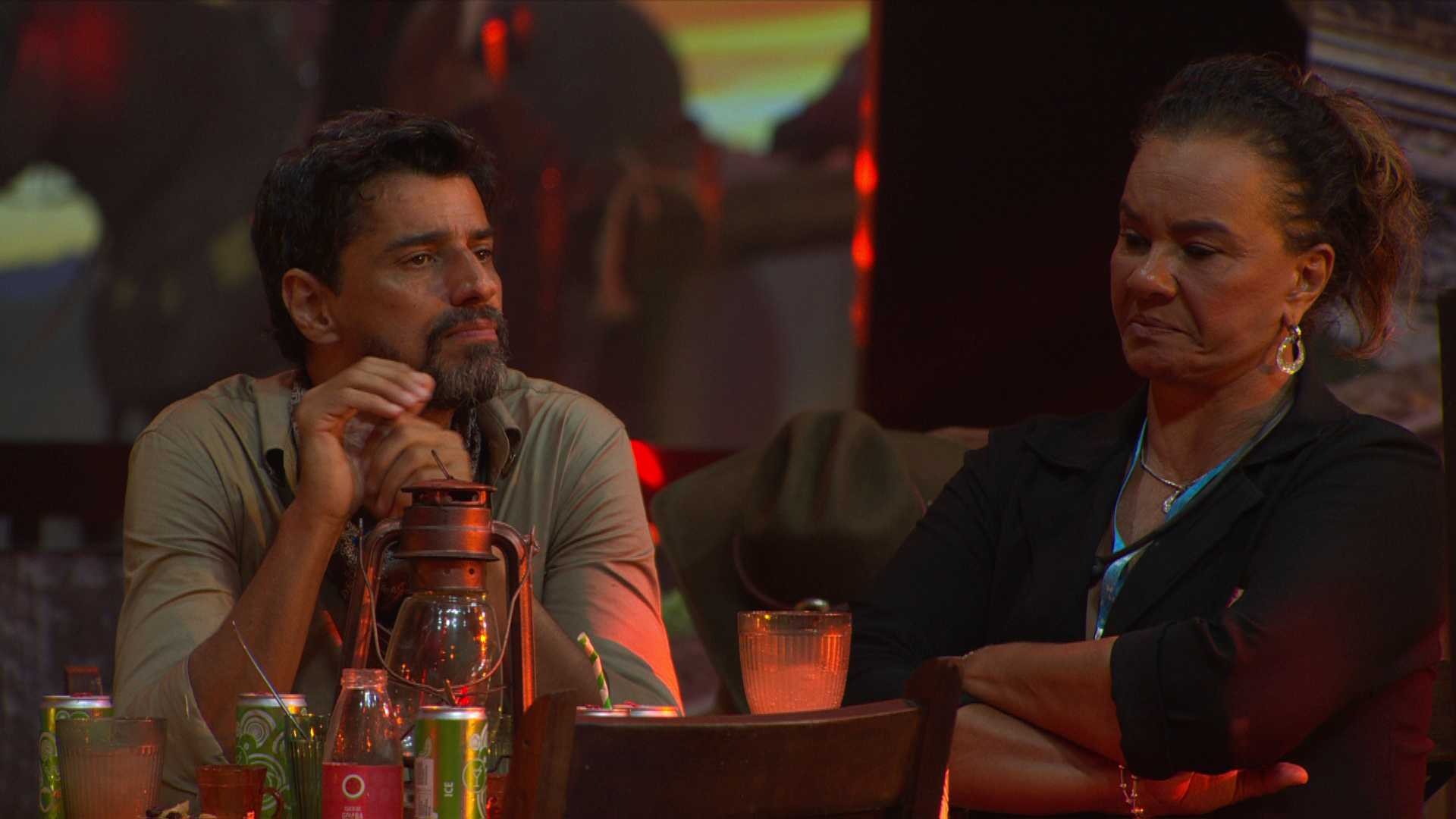 Solange Couto diz que Leandro Boneco está 'estranho', e Alberto Cowboy afirma: 'Vi muita mudança nele'