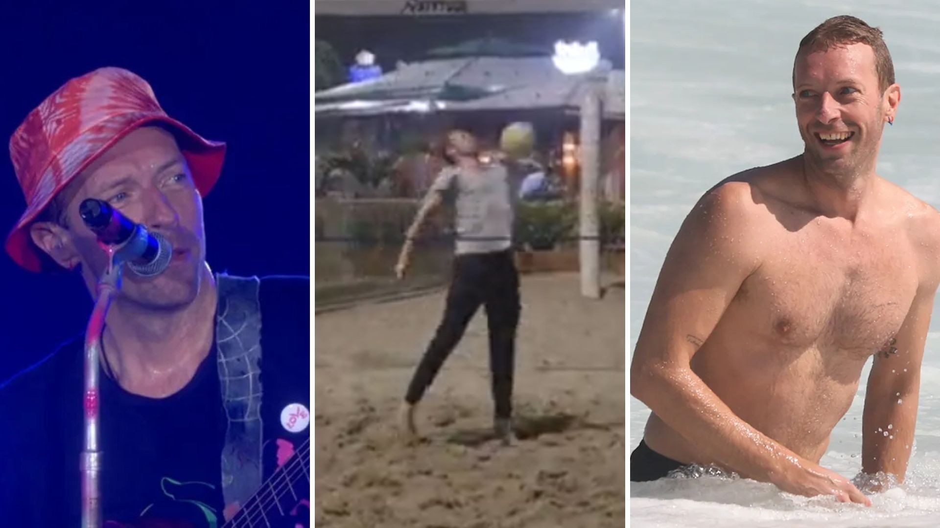 Chris Martin já jogou altinha no Rio, cantou com Milton Nascimento e mais; relembre aventuras do astro no Brasil