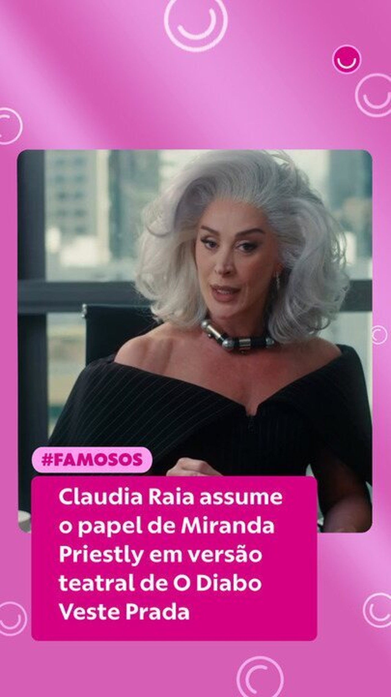 Claudia Raia assume o papel de Miranda Priestly em versão teatral de O Diabo Veste Prada