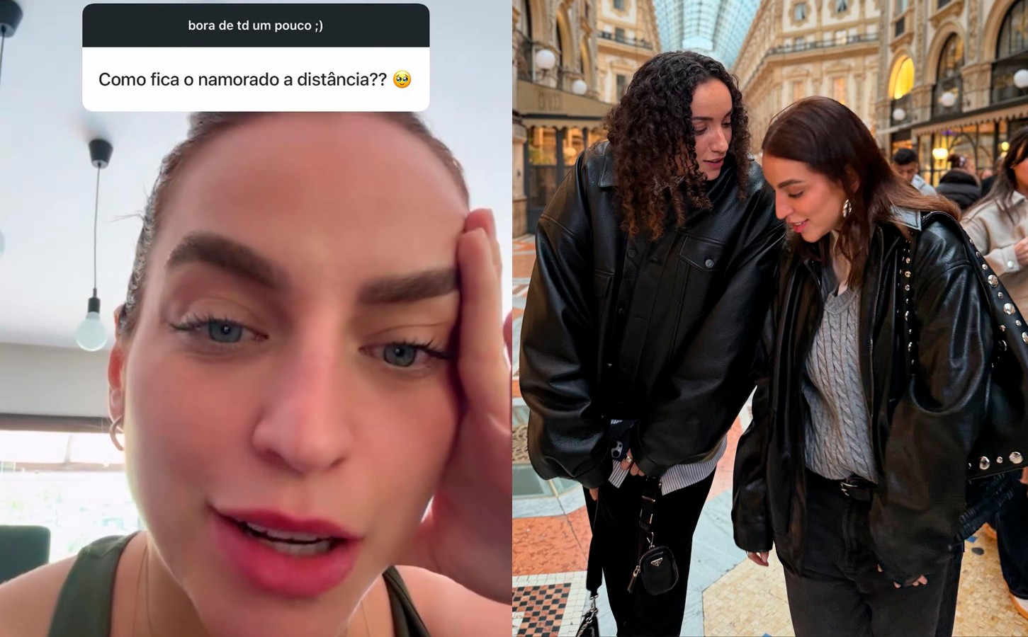 Bruna Unzueta diz que está 'sofrendo' com namoro à distância com Gabi Guimarães, mas afirma: 'Só uma pedrinha'