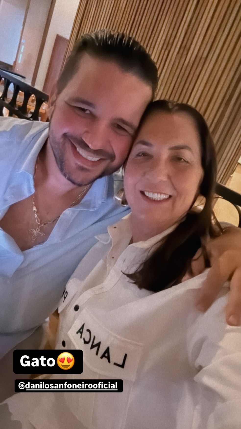 Margareth Serrão com novo namorado — Foto: Instagram