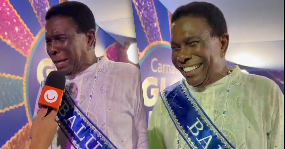 Neguinho da Beija Flor se emociona com desfile e comenta sobre o primeiro ano aposentado: 'Não tenho mais 50 anos'