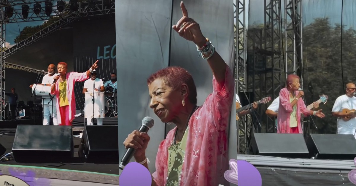 Após mau súbito em show, Leci Brandão passa bem e tem previsão de alta hospitalar