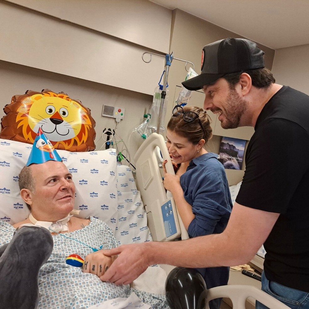 Mingau, Bebel e Danilo Gentili — Foto: Arquivo pessoal