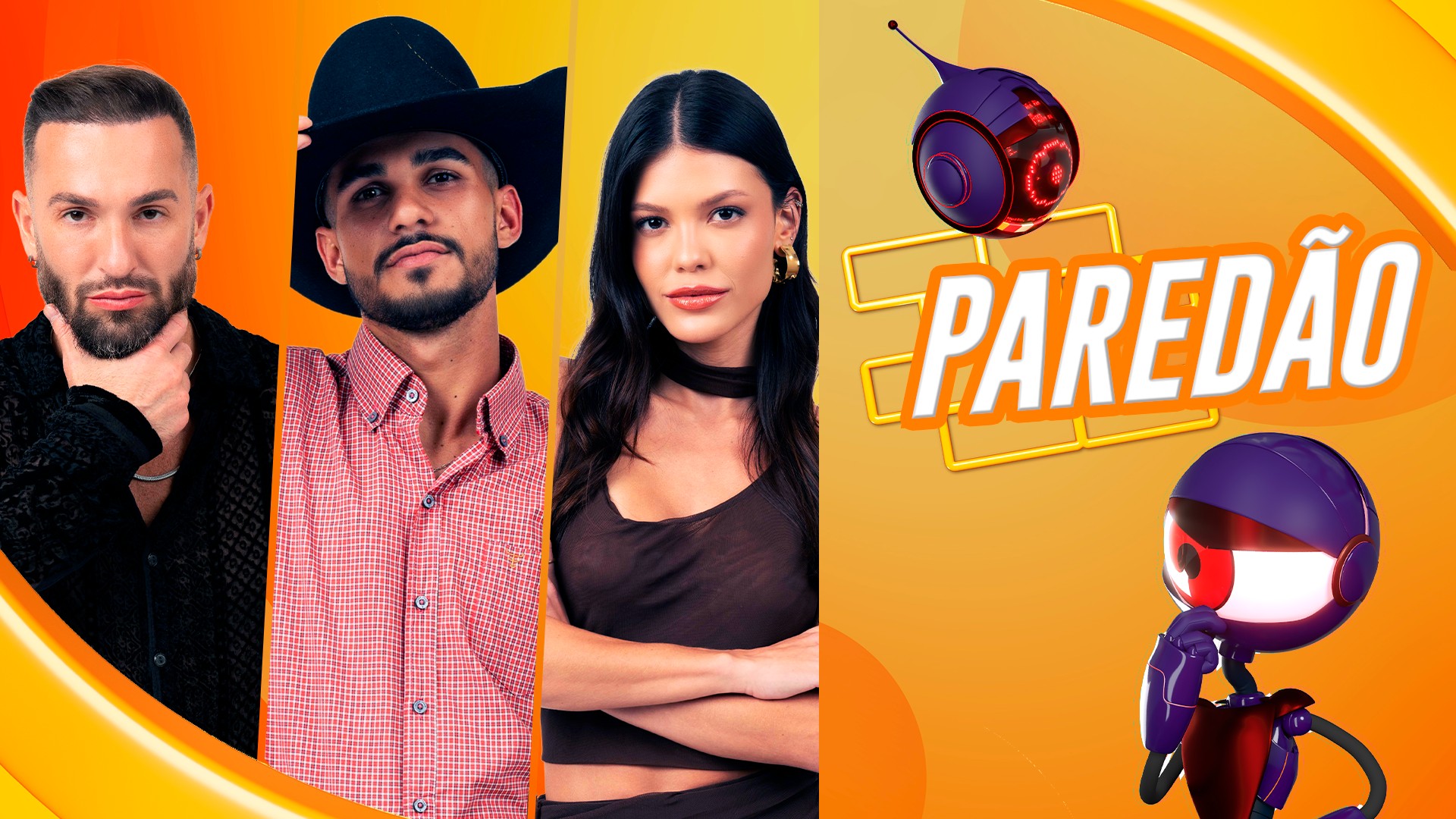 Quem está no 14º Paredão do BBB 25? Diego Hypolito, João Gabriel e Vitória Strada