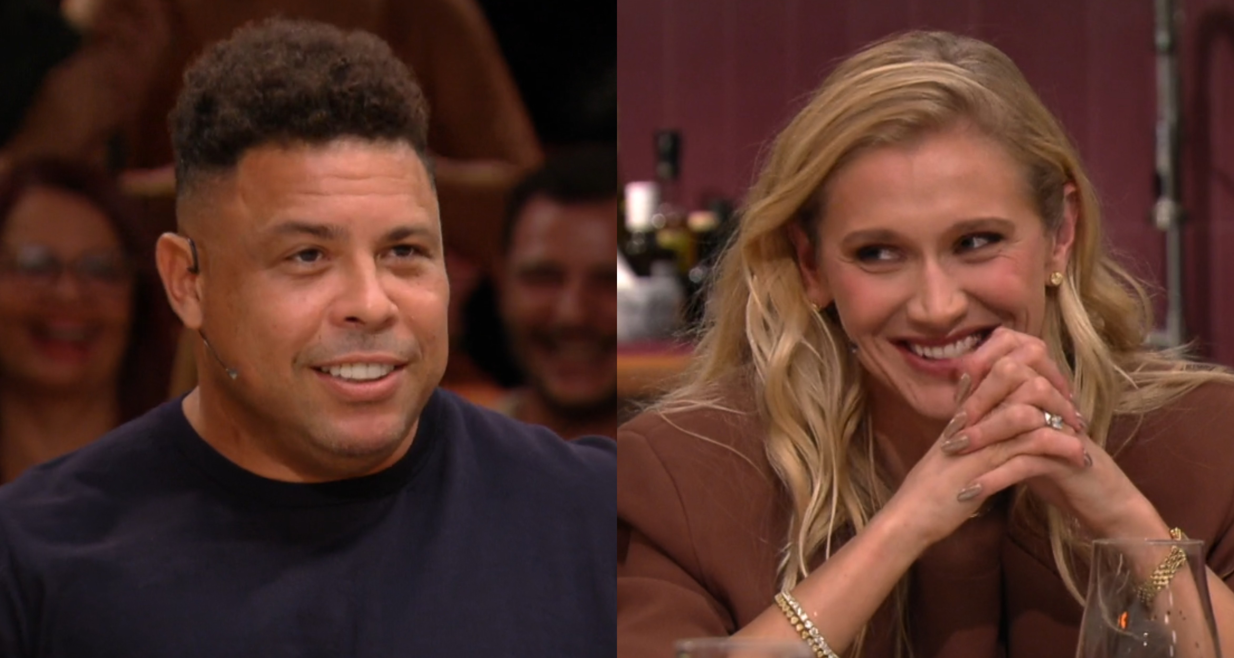 Ronaldo Fenômeno brinca com diferença de idade de Celina Locks: 'Nem era nascida'