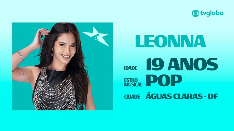 Leonna é candidata do Pop do Estrelas da Casa — Foto: Globo