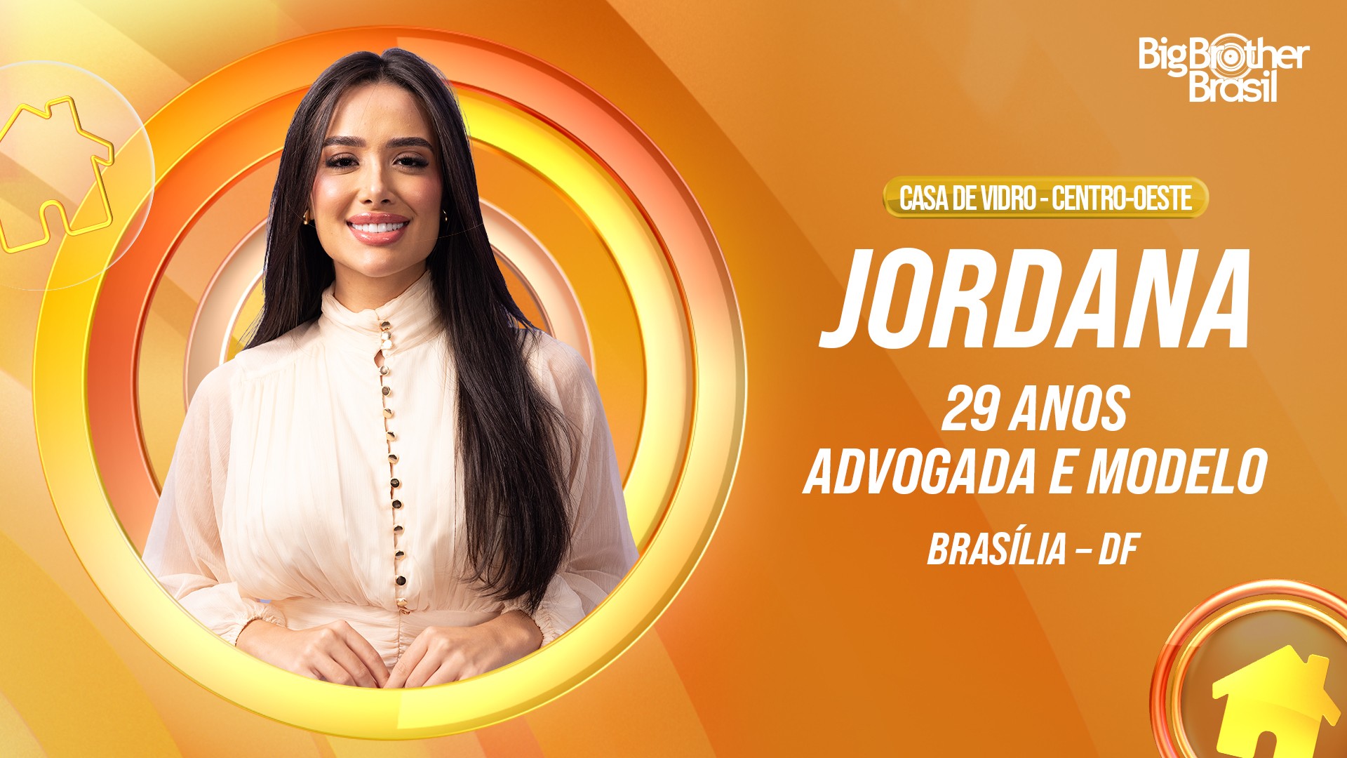 Jordana está na Casa de Vidro do Centro-Oeste e disputa vaga no BBB 26: conheça