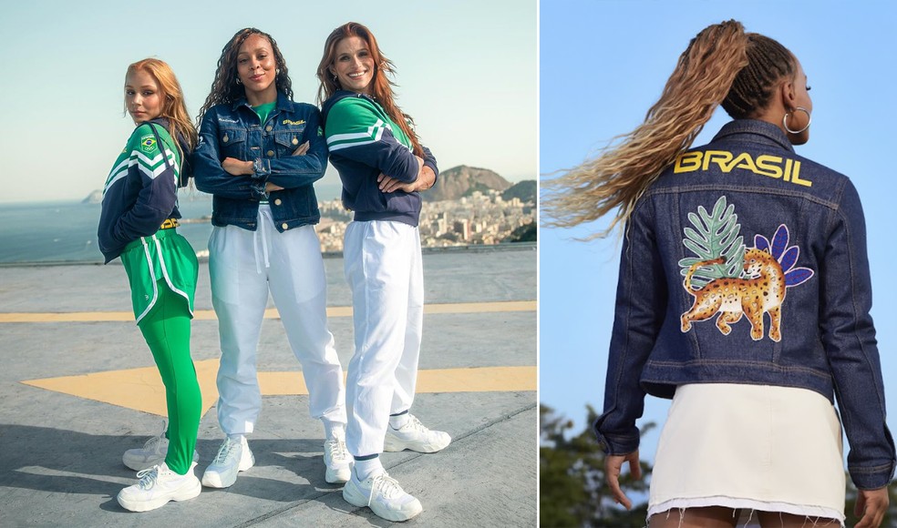 O uniforme do Brasil para os Jogos Olímpicos foi criado por uma fast-fashion — Foto: Reprodução/Instagram