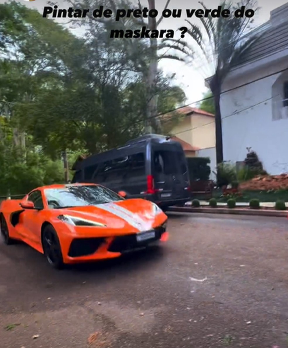 Novo carro de MC Daniel — Foto: Reprodução/Instagram