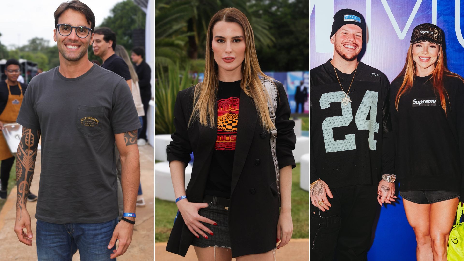 Famosos prestigiam show de Ivete Sangalo e IZA no Ibirapuera, em São Paulo