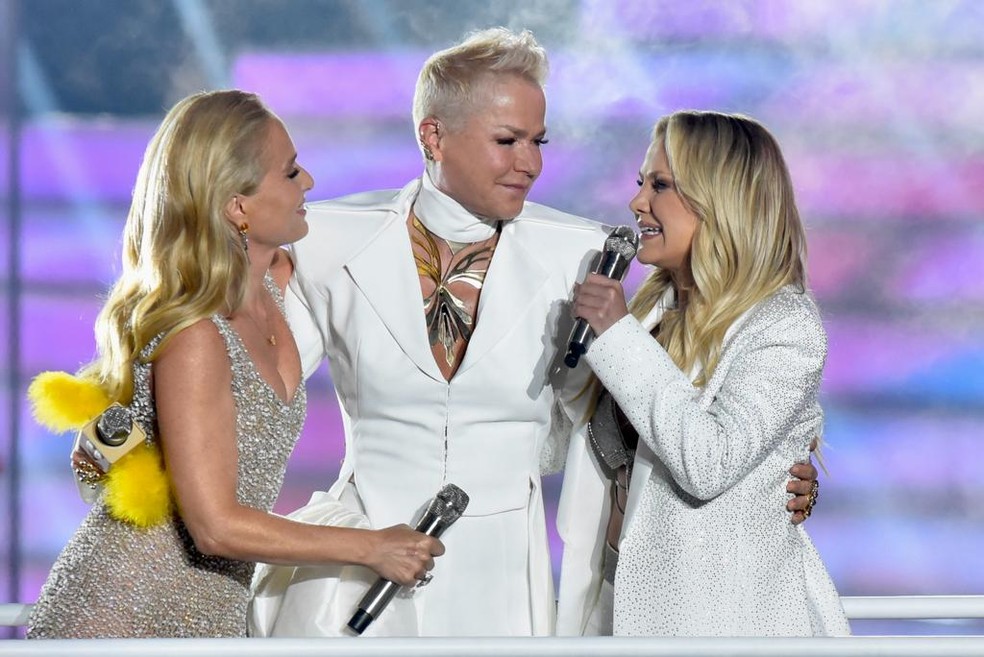 Angélica, Xuxa e Eliana no Criança Esperança 2023 — Foto: Fábio Cordeiro/gshow