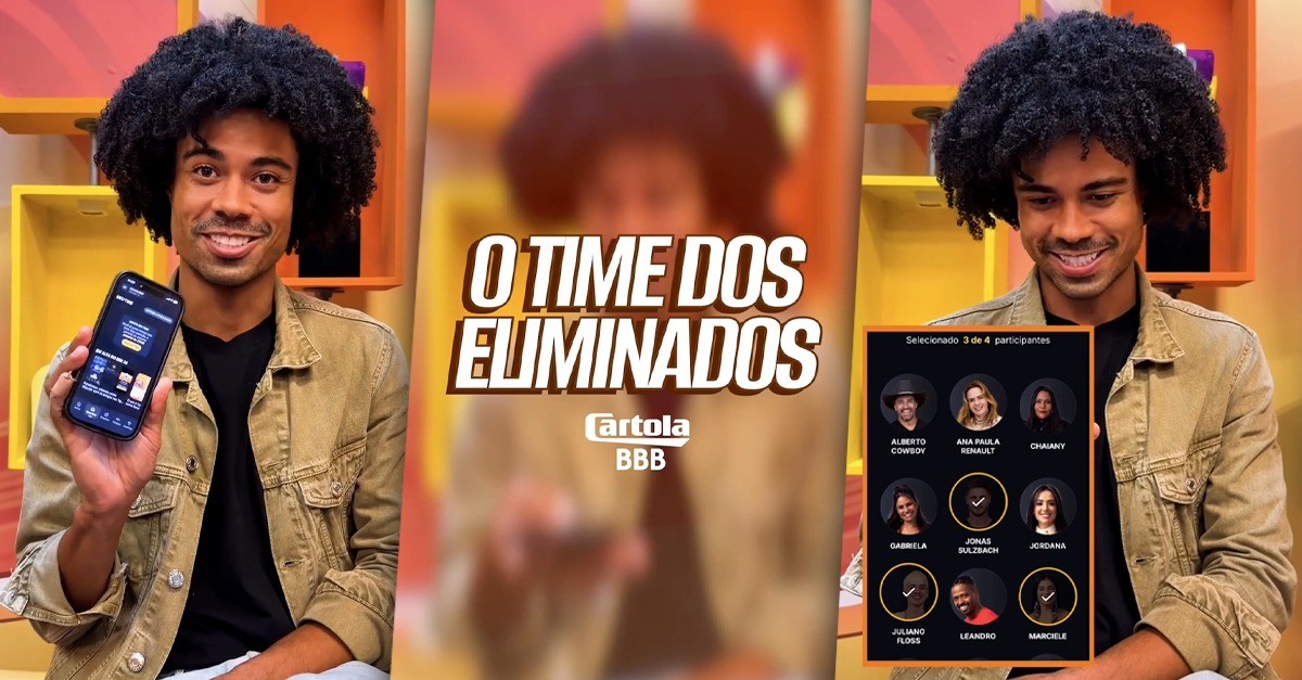 Breno monta time no Cartola BBB e destaca desempenho de brother nas provas: 'Nunca vai ao Paredão'
