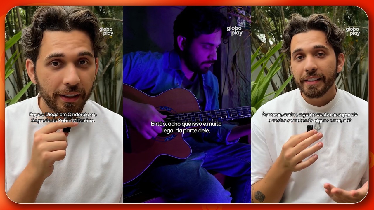 Gustavo Mioto revela detalhes de seu primeiro personagem como ator: 'É um mentiroso'