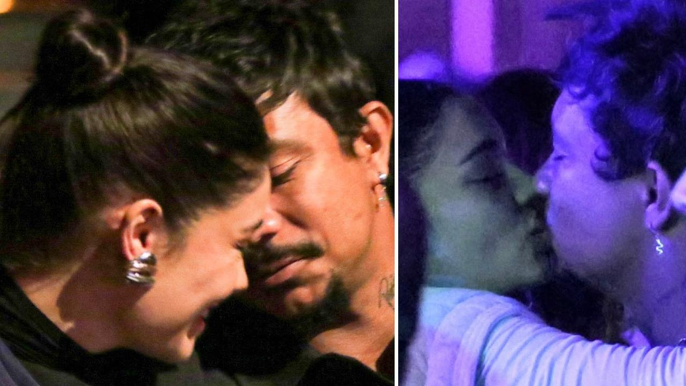 Sophie Charlotte e Xamã assumem romance — Foto: Agnews e Brazil News