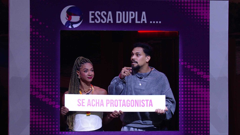 Aline e Vinícius são apontados por Raissa e Edilberto no Sincerão do BBB 25 — Foto: gshow