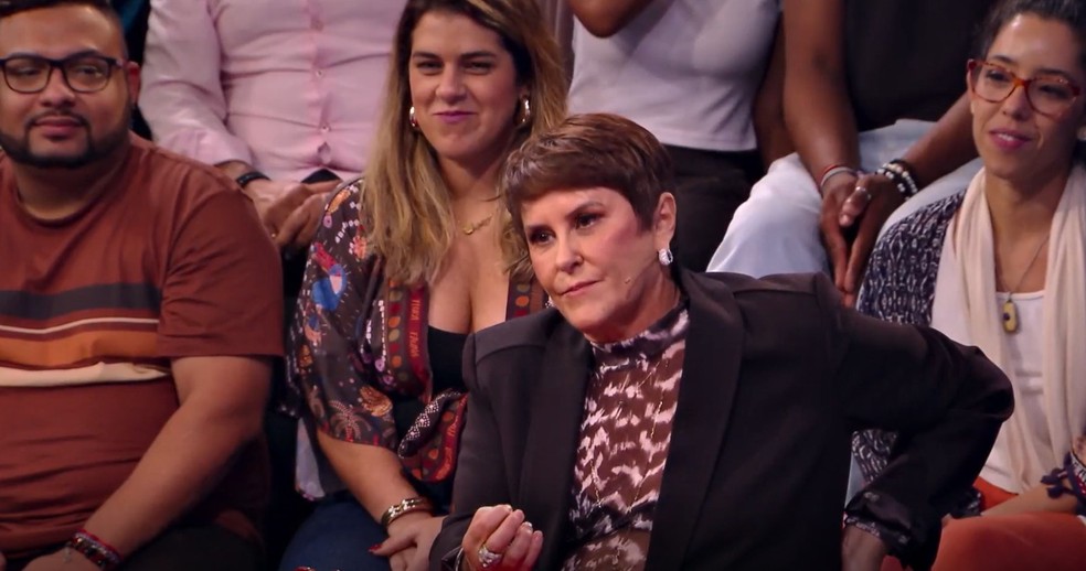 Márcia Sensitiva durante o Lady Night — Foto: Multishow