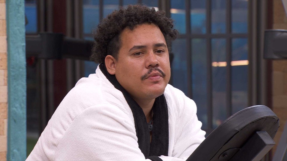 Lucas Henrique avalia resultado do Paredão que eliminou Marcus Vinicius: 'Davi está forte lá fora' — Foto: Globo