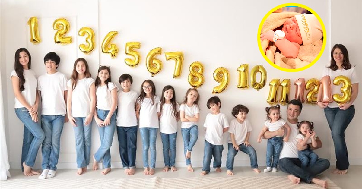 Nasce 13ª filha de Mariana e Carlos Arasaki, casal que viralizou pela grande família