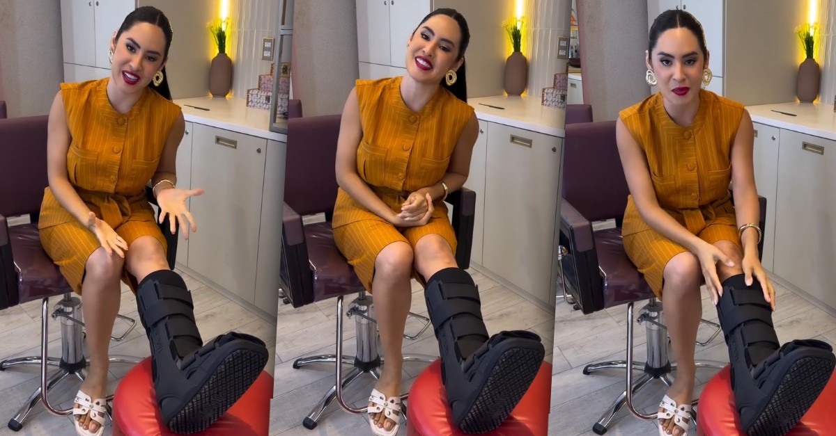 Isabelle Nogueira explica acidente na academia que provocou lesão no tornozelo