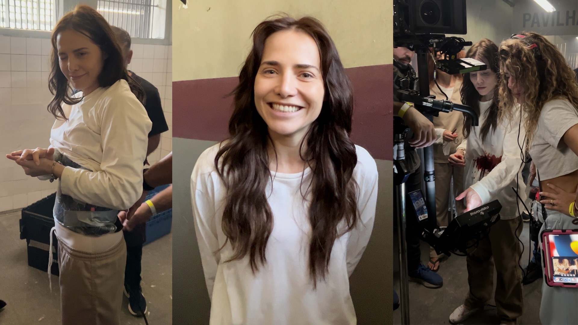 Sangue falso, tesoura retrátil e mais: veja os bastidores de ataque a Adriana em Quem Ama Cuida