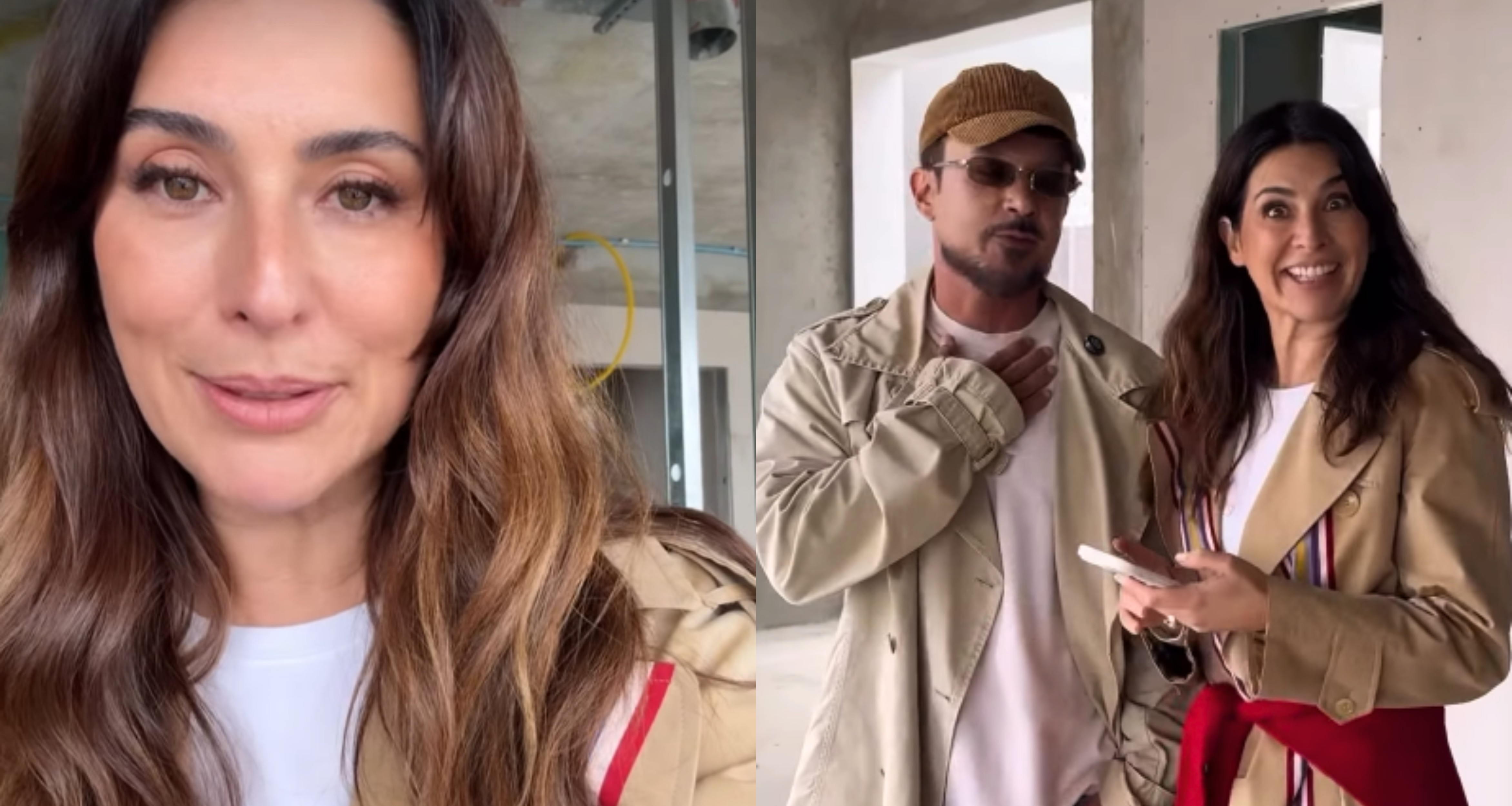 Fernanda Paes Leme entra pela 1ª vez em cobertura que comprou em São Paulo; veja