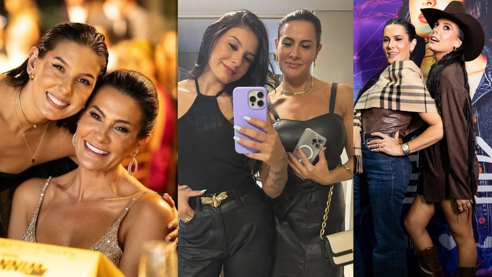 Ana Castela e a mãe Michele — Foto: Reprodução/Redes sociais