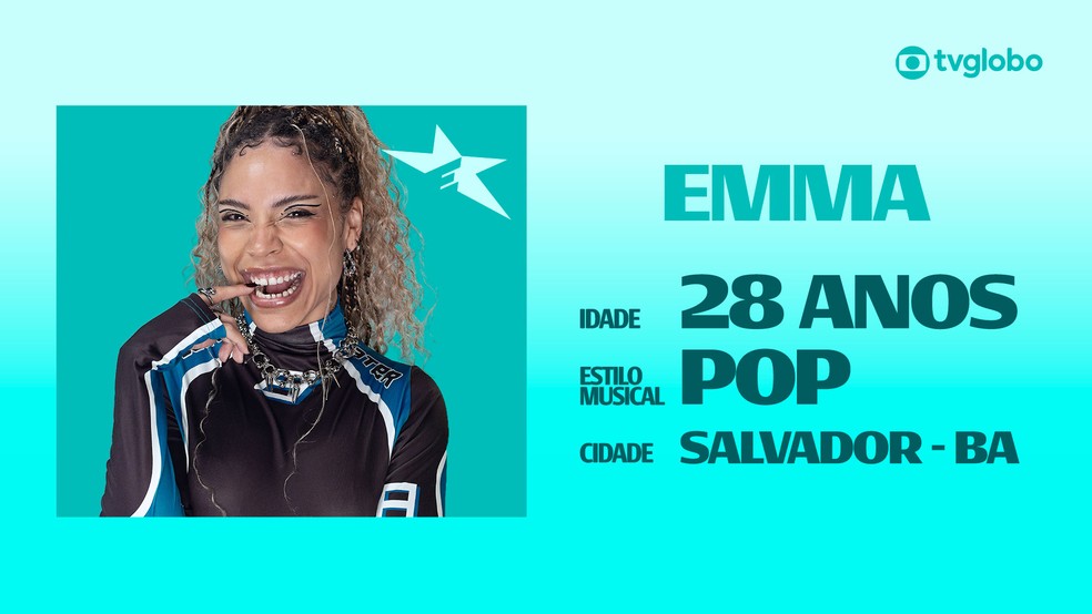 Emma é candidata do Pop do Estrelas da Casa — Foto: Globo
