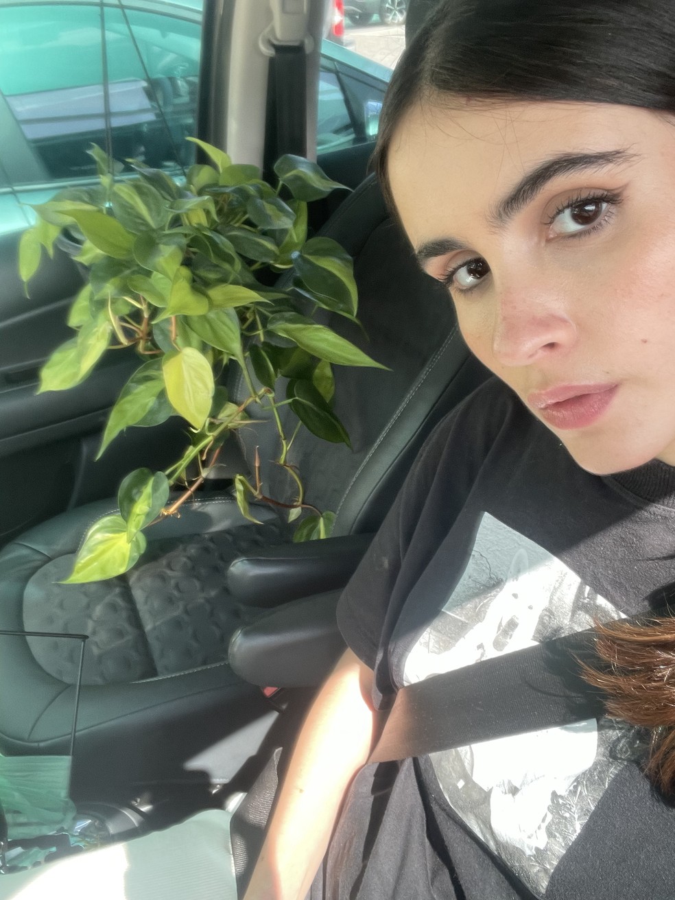Comprar plantas virou uma mania para Valentina Herszage — Foto: Acervo pessoal