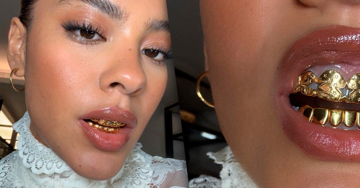 Bella Campos exibe novo grillz dourado e impacta fãs: 'Provocando o César, meu bem?'
