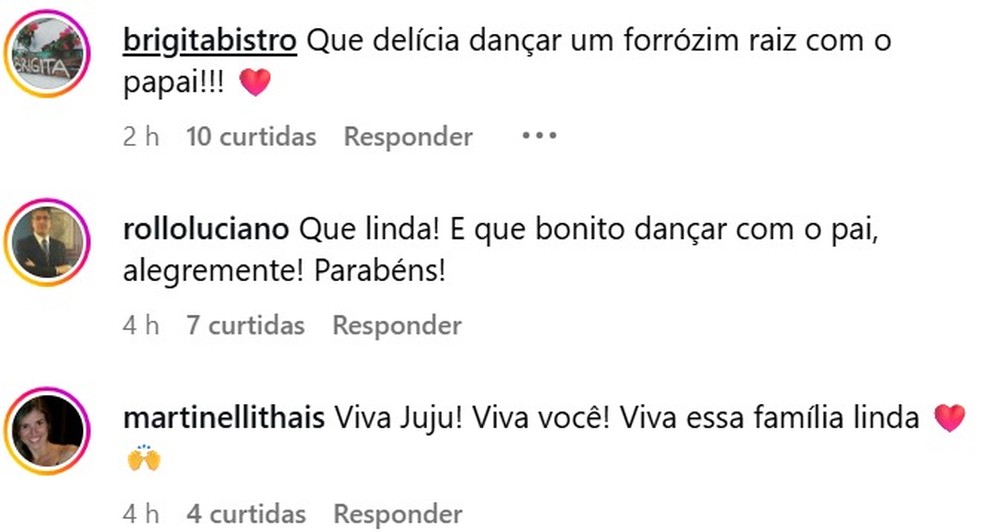 Dança de Marcos Palmeira com a filha encantou web — Foto: Instagram