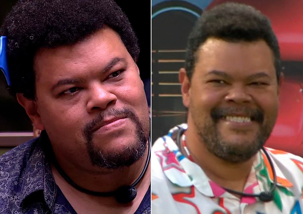 Babu Santana antes e depois &mdash; Foto: Globo