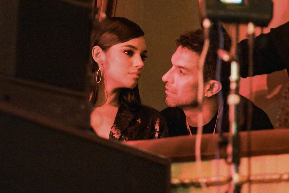 Alane curte Prêmio da Música Brasileira com Lucas Silva, seu novo affair — Foto: Victor Chapetta/AgNews