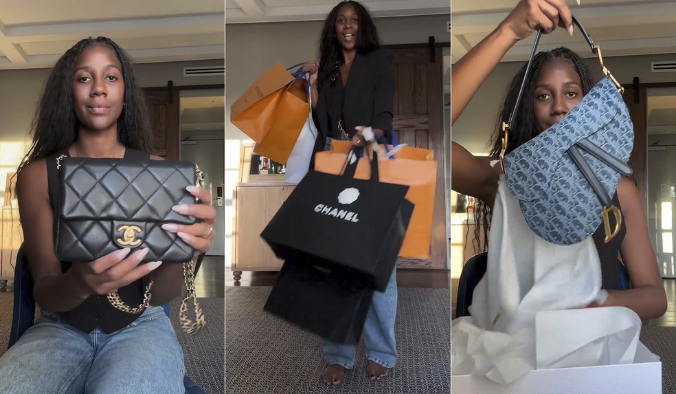 Camilla de Lucas mostra mais R$ 100 mil em compras de acessórios de grife — Foto: Reprodução/Instagram