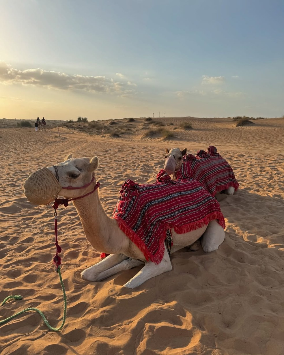 Bruna Bianca no deserto — Foto: Reprodução do Instagram