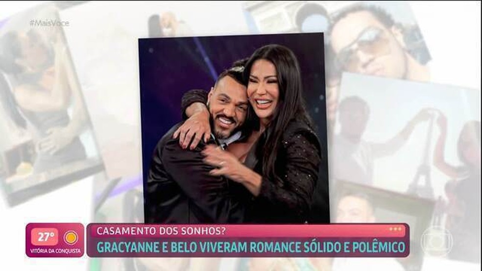 Gracyanne Barbosa fala sobre Belo — Foto: Globo