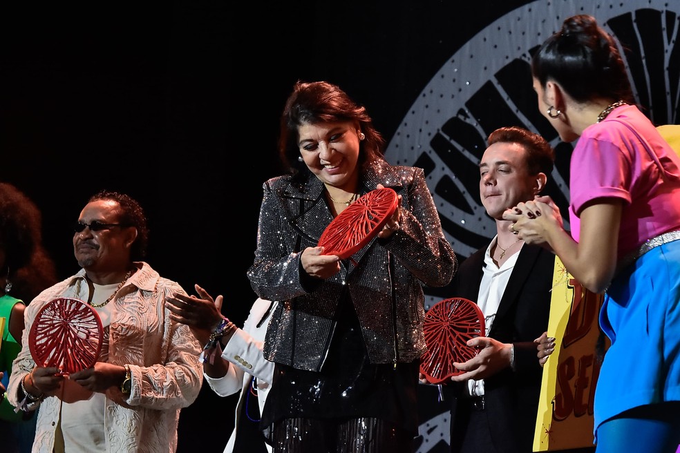 Roberta Miranda ganhou a categoria Intérprete em Sertanejo — Foto: Roberto Teixeira