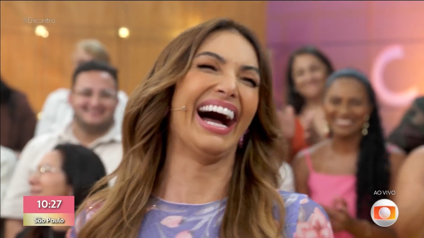 Patrícia Poeta é homenageada no Encontro